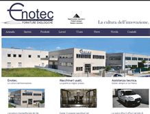 Tablet Screenshot of enotec.it